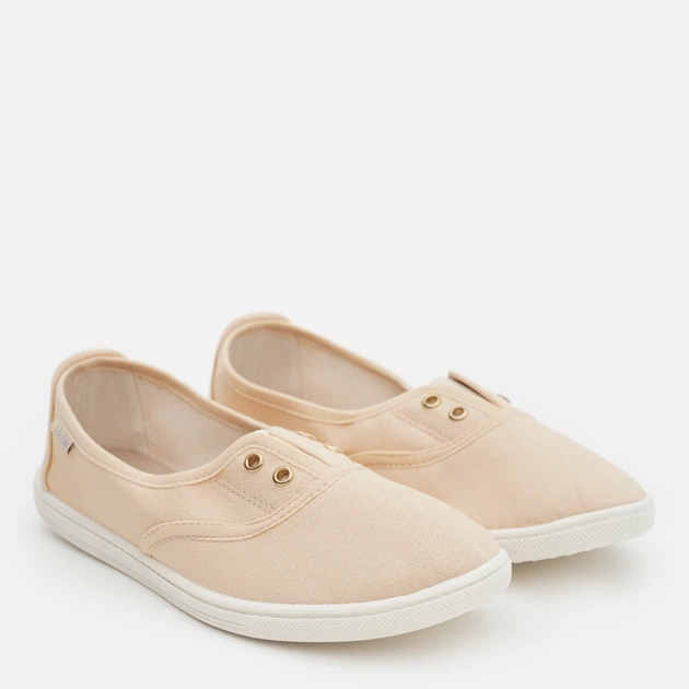 Женские слипоны OLDCOM Sarah W 36 23 см Бежевые (4841347041525) - изображение 2