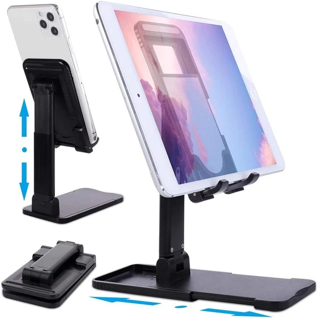 Подставка для телефона или планшета U&P WH-03 Portable Black (SWE-WH03-BK) - изображение 4