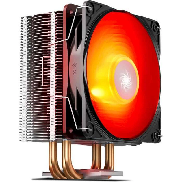 Кулер для процесора Deepcool GAMMAXX 400 V2 RED LED (AM4) (GAMMAXX 400 V2 RED) - изображение 9