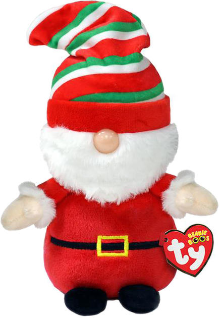 М'яка іграшка TY Beanie Boos Гном Гневман Червоний 15 см (0008421373109) - зображення 1