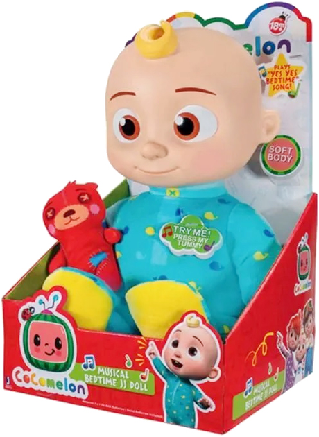 Набір м'яких іграшок Jazwares CoComelon Bedtime JJ Doll (0191726461128) - зображення 1