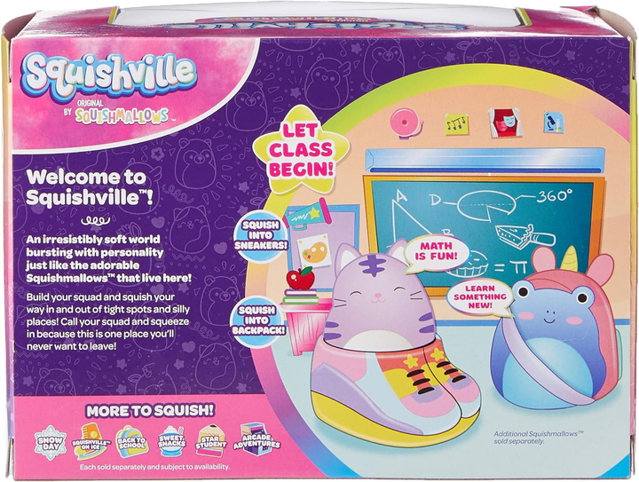 М'яка іграшка Jazwares Squishville Back to School з аксесуарами (0191726434771) - зображення 3