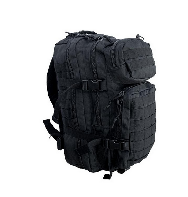 Великий рюкзак Mil-Tec Assault Black 20L 14002002 - зображення 1