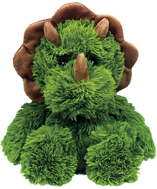 М'яка іграшка Cozy Time Microwaveable Cozy Warmer Трицератопс Зелено-коричневий 24 см (5060198946974) - зображення 1