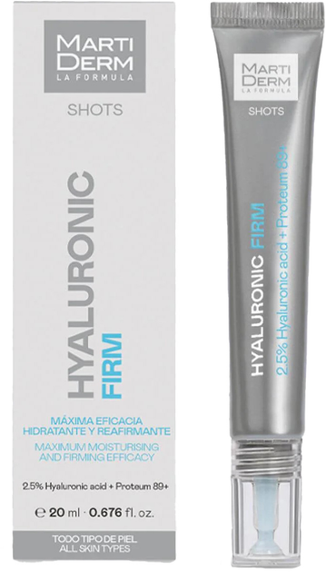 Krem do twarzy Martiderm Shot Hyaluronic Firm 20 ml (8436589051089) - obraz 1