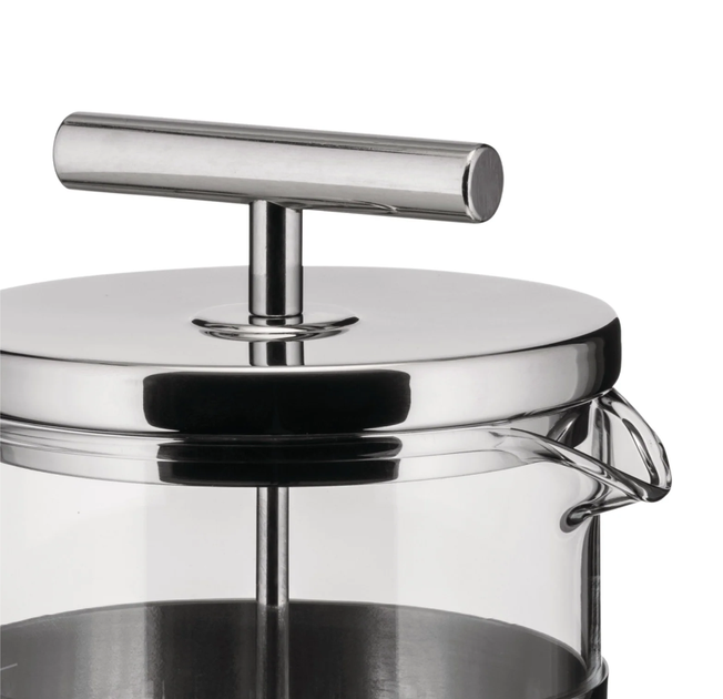 Френч-пресс Alessi 240 мл на 3 чашки (90943C3) - Фото 2 Френч-пресс Alessi 240 мл на 3 чашки (90943C3) - изображение 2