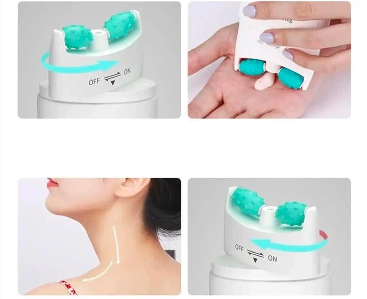 Крем для лица и шеи с массажными роликами Senana Areginine Beauty Neck Cream с встроенным массажером 110 гр - изображение 5