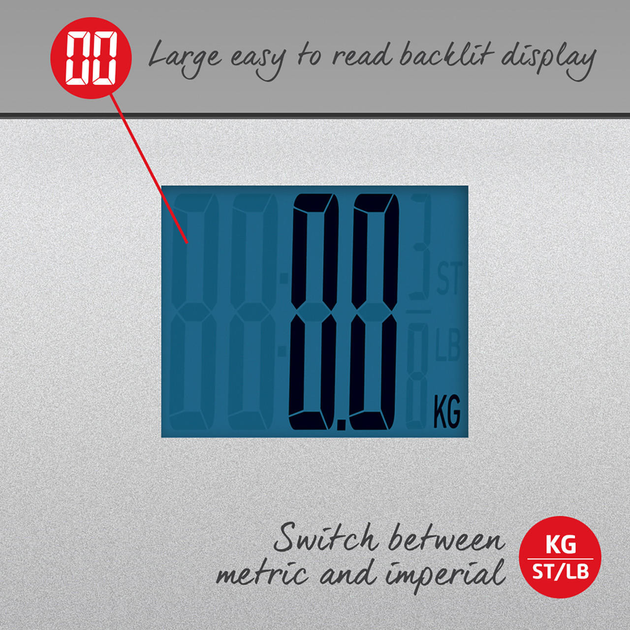 Ваги підлогові SALTER Max Electronic Bathroom Scale (9075 SVGL3R) - зображення 5