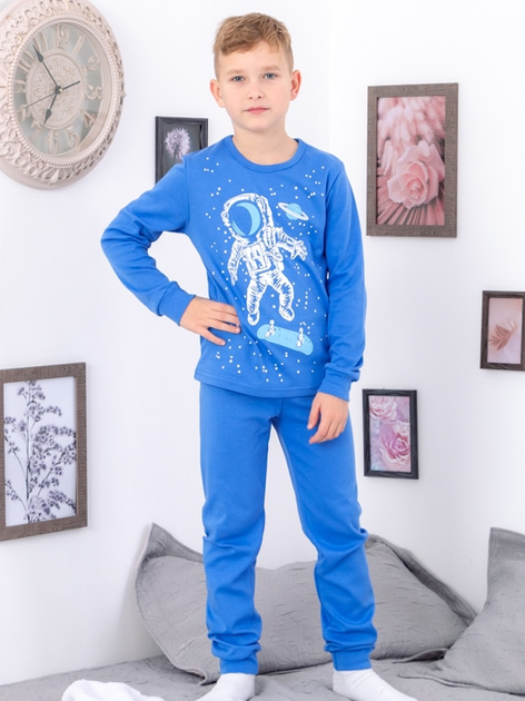 Акція на Дитяча піжама для хлопчика Носи своє 6076-015-33-4 134 см Джинс (p-11011-147329) від Rozetka