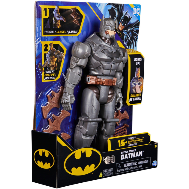 Фігурка Spin Master DC Comics Battle Strike Batman 30 см (0778988343692) - зображення 1