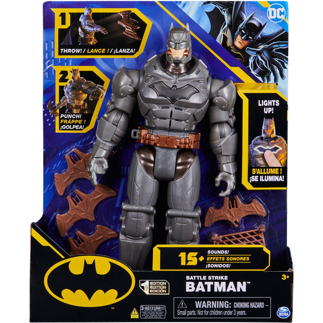 Figurka Spin Master DC Comics Battle Strike Batman 30 cm (0778988343692) - obraz 2