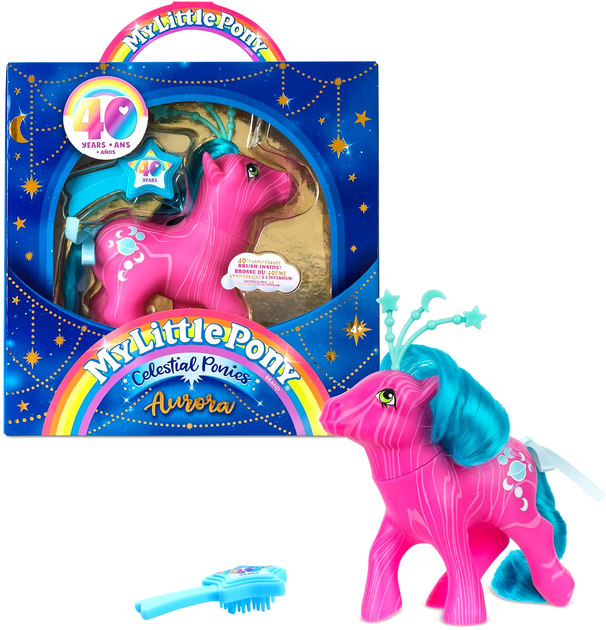 Figurka My Basic Fun Little Pony Celestial Ponies Aurora 10 cm (0885561353419) - obraz 1