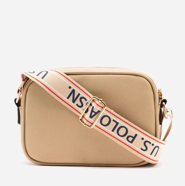 Сумка крос-боді через плече жіноча маленька U.S. Polo Assn 27A228-AA00A(tan) 1SZ Кремова (786660917796) - Фото 3 Сумка крос-боді через плече жіноча маленька U.S. Polo Assn 27A228-AA00A(tan) 1SZ Кремова (786660917796) - зображення 3
