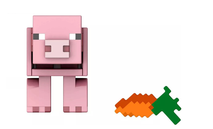 Фігурка Mattel Minecraft Pig 8 см (0194735111145) - зображення 1