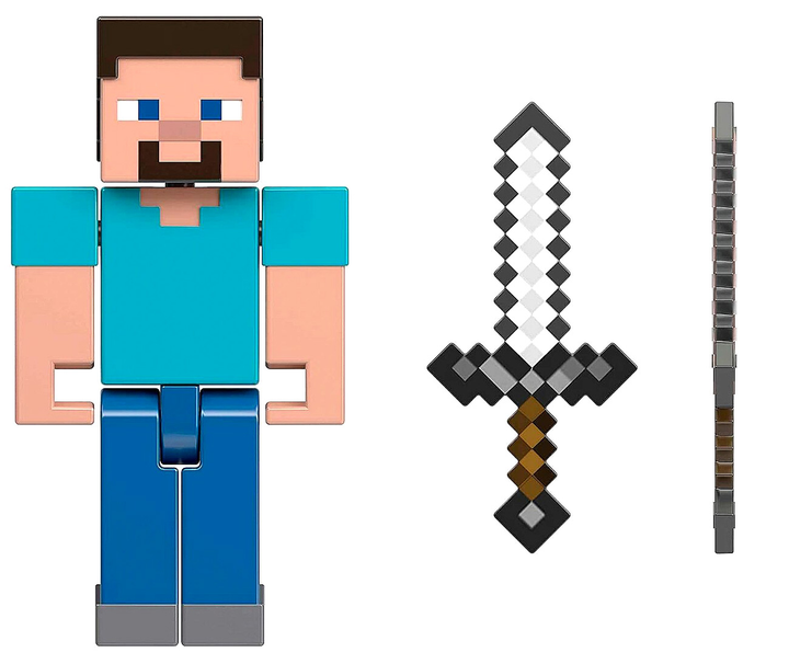 Фігурка Mattel Minecraft Steve 8 см (0194735123186) - зображення 2