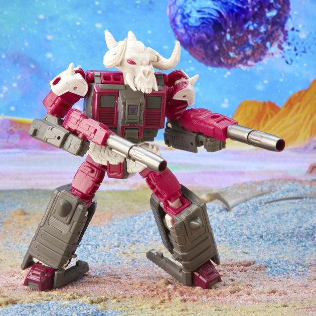 Робот трансформер Hasbro Generations Legacy Deluxe Skullgrin с аксессуарами 14 см (5010994120399) - зображення 5