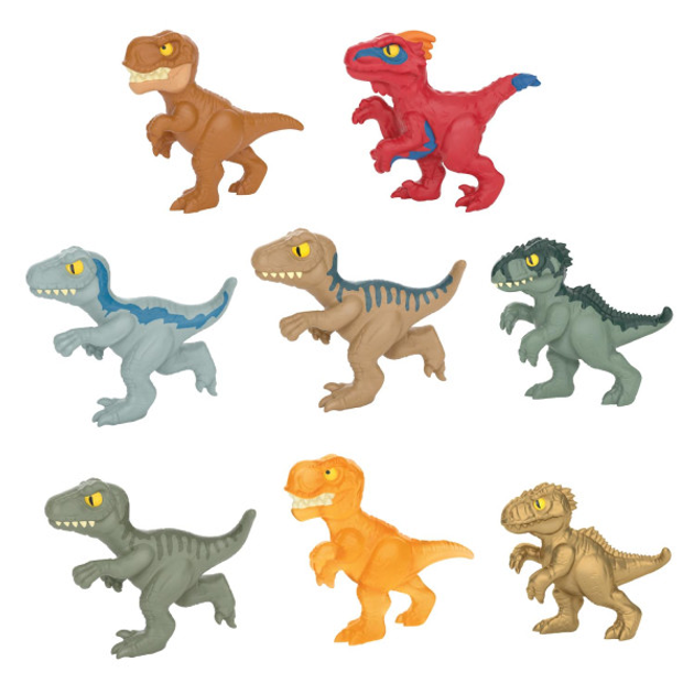 Набір фігурок Goo Jit Zu Jurassic World Minis 8 шт (0630996425350) - зображення 2