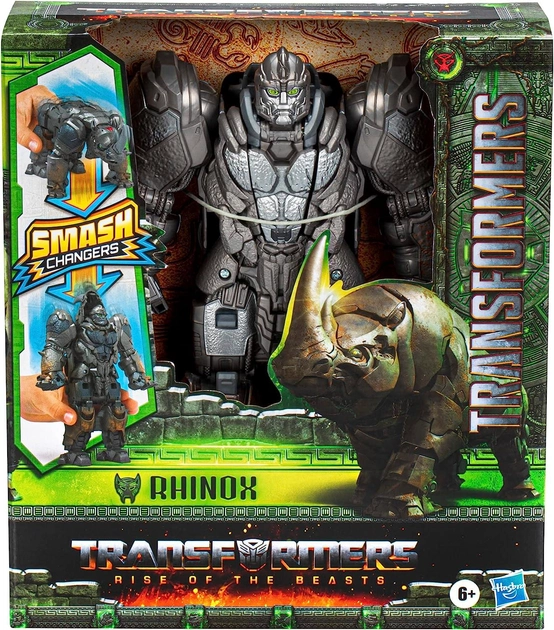 Робот трансформер Hasbro Smash Changers Rhinox 23 см (5010994119133) - зображення 1