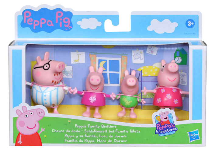 Набір фігурок Hasbro Peppa Pig Peppas Family Bedtime (5010993834617) - зображення 1