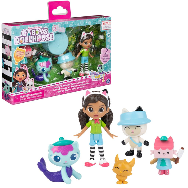 Zestaw figurek Spin Master Gabby's Dollhouse Friends Camping 5 szt (0778988469262) - obraz 1