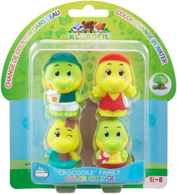 Zestaw figurek Klorofil Crocodile Family (3056567003098) - obraz 1