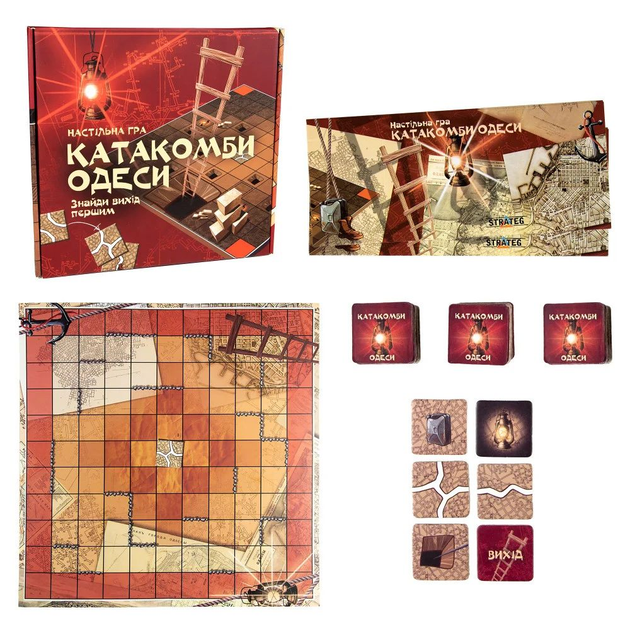 Настольная игра Strateg Катакомбы Одессы (укр.) (00030285) – фото ...