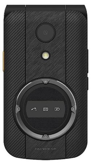 Мобільний телефон AGM Flip M8 4G 48/128MB Black (6934663603992) - зображення 3