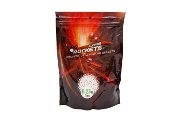 Страйкбольні кулі Rockets Professional 0,23g 1kg - изображение 1