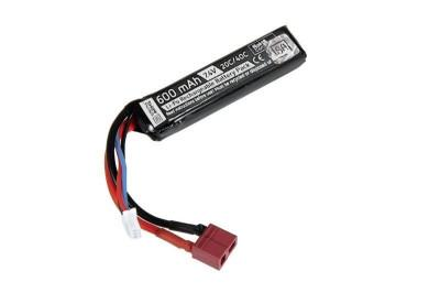 Акумулятор Specna Arms LiPo 7.4V 600mAh 20/40C Battery for Pdw - T-Connect (Deans) - изображение 1