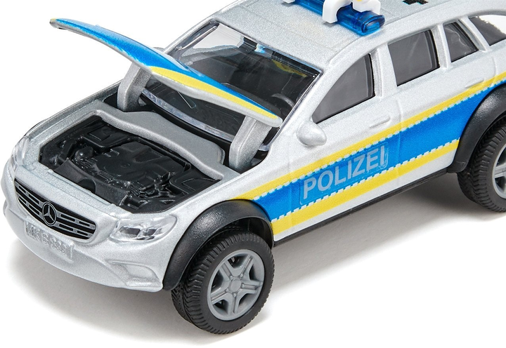 Metalowy model samochodu Siku Mercedes E-Class All-Terrain Police 1:50 (4006874023028) - obraz 4
