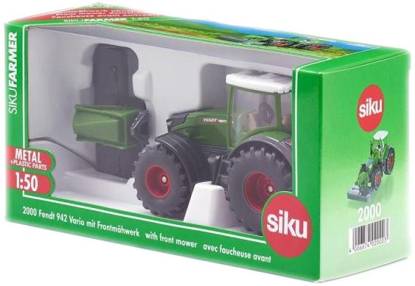 Metalowy model traktora Siku Fendt 942 Vario z ładowaczem czołowym 1:50 (4006874019908) - obraz 1