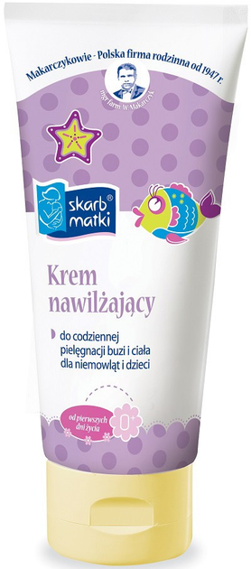 Krem nawilżający Skarb Matki do codziennej pielęgnacji buzi i ciała dla niemowląt i dzieci 75 ml (5901968019132) - obraz 1