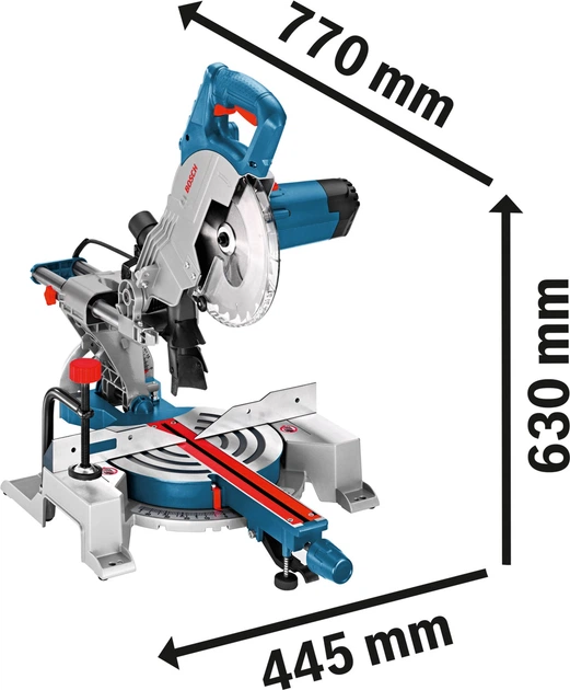 Ukośnica Bosch Professional GCM 800 SJ (0601B19000) - obraz 3
