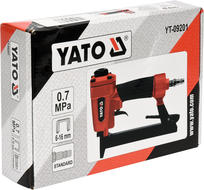 Zszywacz pneumatyczny YATO 6-16 x 12.7 mm (YT-09201) - obraz 3