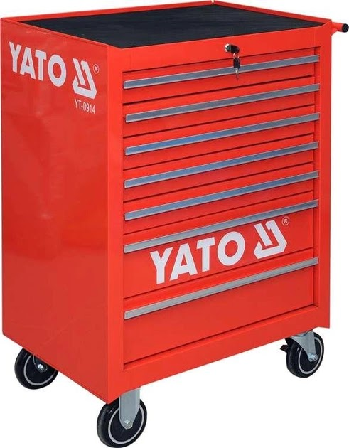 Візок для інструменту YATO з 7 ящиками 995 х 680 х 458 мм (YT-0914) - зображення 1