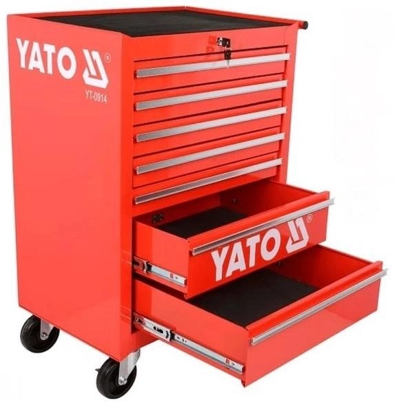 Wózek narzędziowy YATO z 7 szufladami 995 x 680 x 458 mm (YT-0914) - obraz 2