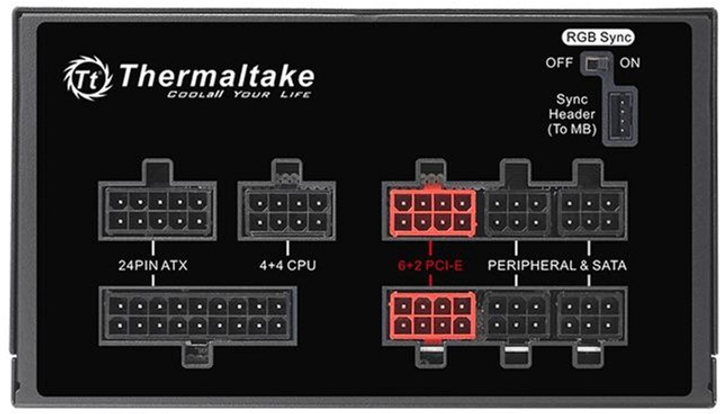 Блок живлення Thermaltake Toughpower Grand RGB 750 Вт Gold RGB (PS-TPG-0750FPCGEU-S) - зображення 8