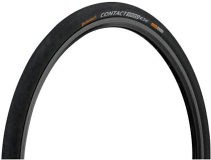 Велопокришка Continental Contact Speed 700 x 32C 28" x 1 1/4 x 1 3/4 32-622 Wire SafetySystem Breaker Skin Black (CO0101406) - зображення 1