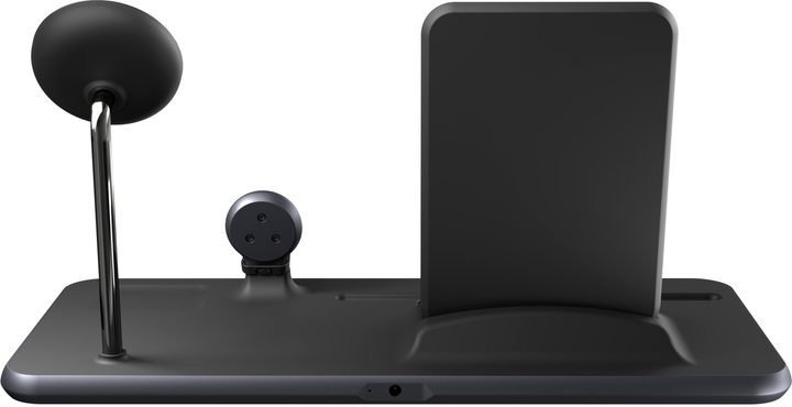 Бездротовий зарядний пристрій Zens 4-in-1 MagSafe + Watch + iPad Wireless Charging Station Black (ZEDC21B/00) - зображення 2