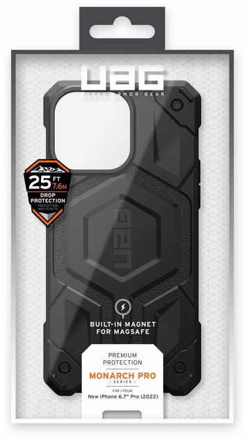 Etui UAG Monarch Pro Magsafe Panel dla Apple iPhone 14 Pro Max Czarny (840283901676) - obraz 8