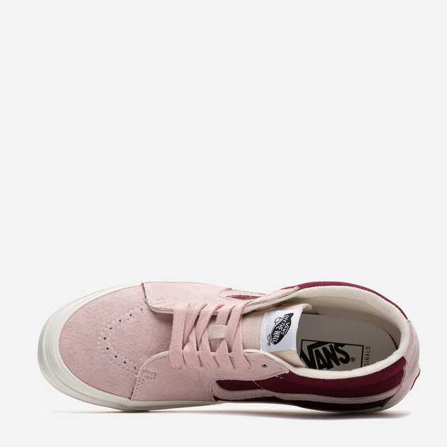 Чоловічі кеди високі Vans OG Sk8-Mid LX VN0A4BVCBQL 42.5 Рожеві (196573444805) - зображення 4
