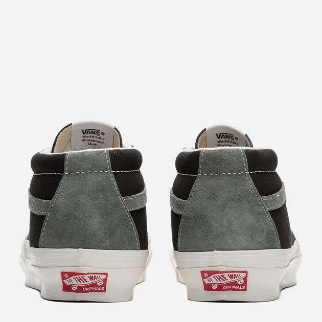 Чоловічі кеди високі Vans OG Sk8-Mid LX VN0A4BVCBY1 42.5 Зелені (196573444737) - зображення 3