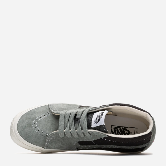 Чоловічі кеди високі Vans OG Sk8-Mid LX VN0A4BVCBY1 42.5 Зелені (196573444737) - зображення 4