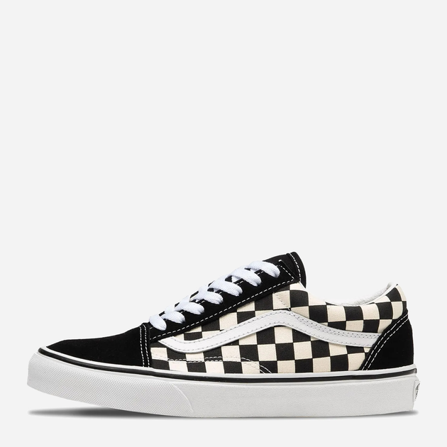 Tenisówki męskie do kostki Vans Old Skool Primary Ckecherboard VN0A38G1P0S 46 Czarne (191164680761) - obraz 1