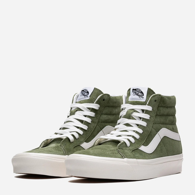 Tenisówki męskie zamszowe Vans Sk8-Hi 38 DX VN0A38GFZBF 42.5 Zielone (196573440050) - obraz 2