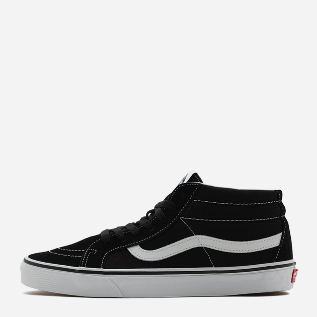 Tenisówki męskie wysokie Vans Sk8-Mid Reissue VN0A391F6BT 44 Czarne (191478341426) - obraz 1