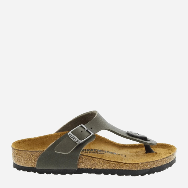 Klapki japonki dziecięce dla dziewczynki Birkenstock GIZEH Kids Birko-Flor Narrow 36 Zielone (4044477327006) - obraz 1