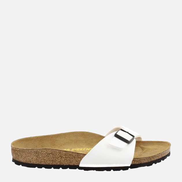 Klapki damskie Birkenstock MADRID Birko-Flor Narrow 35 Białe (4040714444888) - obraz 1