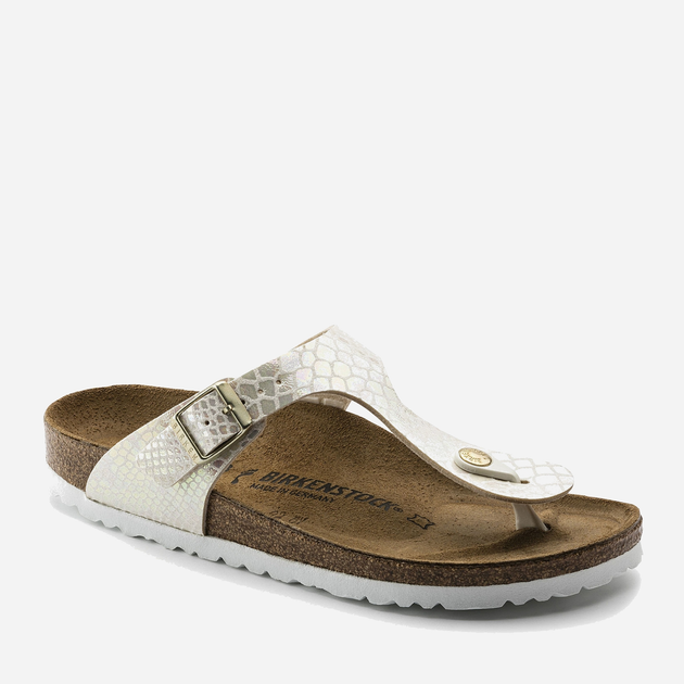 Дитячі в'єтнамки для дівчинки Birkenstock GIZEH Kids Birko-Flor Narrow 30 Кремові (4052001662844) - зображення 2