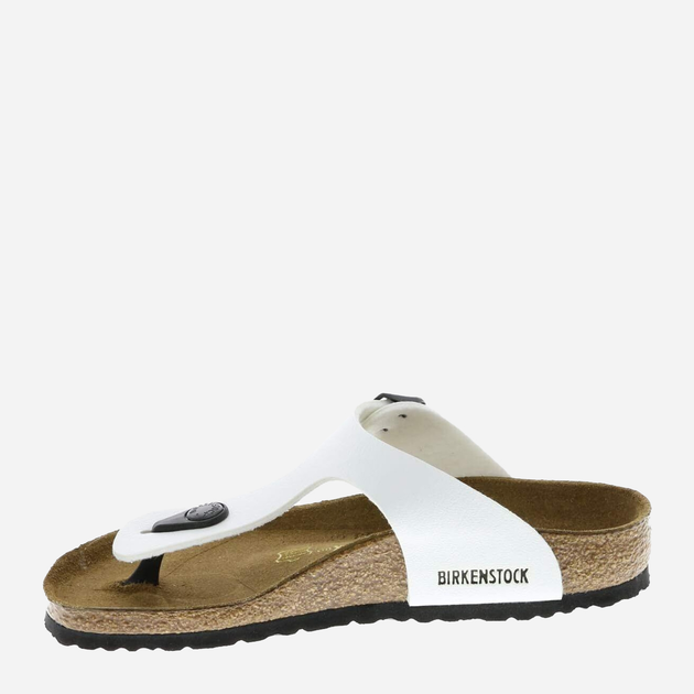 Дитячі в'єтнамки для дівчинки Birkenstock GIZEH Kids Birko-Flor Narrow 32 Білі (4052001672829) - зображення 2